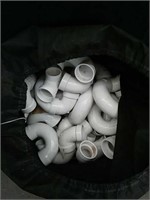 Bag 2" White PVC Fittings -approx 75 pcs