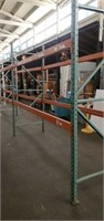 2 Sections of Pallet Racking 19' long 8' tall