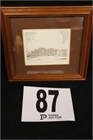 7x8" Matted & Framed Nashville Metropolitan