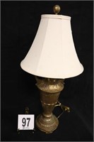 31" Tall Lamp with Shade, Metal Base (Heavy)