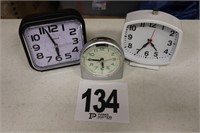 (3) Alarm Clocks