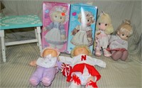 BOX OF CABBAGE PATCH & PRECIOUS MOMENT DOLLS