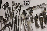 Service for (12) New Flatware with Serving Pieces
