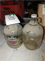 Glass Gallon Jars- Lot of Two(2)