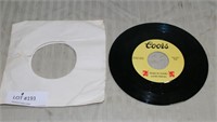 DOUBLE-SIDED COORS BEER 45 RPM RECORD