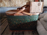 Basket w/ Wooden Box