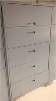 STEELCASE 5 DRAWER LATERAL FILE