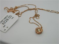 NEW Rose Gold Diamond Necklace