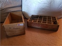 COCA COLA CRATE & UNMARKED CRATE