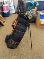 Taylor Made Golf Bag, Misc Clubs & Umbrella