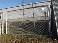 2 Matching Chain Link Fence Gates