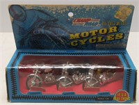 Vintage 1:26 Scale Die-Cast Motorcycles In Box