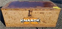 Knaack box. 30" W x 16" D x 12" T