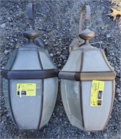 Outdoor decorative lights. 25" overall height