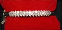 14kt. White Gold Diamond Bracelet, approx 5kt.