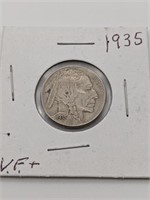 VF 1935 Buffalo Nickel