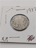 VF 1937 Buffalo Nickel