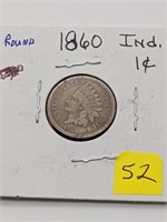 Fine 1860 Indian Head Penny