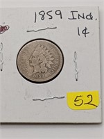 1859 Indian Head Penny