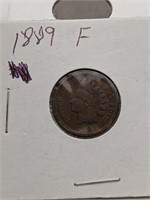 Fine 1889 Indian Head Penny