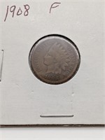 Fine 1908 Indian Head Penny