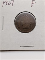 Fine 1907 Indian Head Penny
