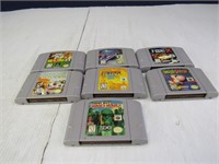 (7) Vintage Nintendo 64 Games Bundle