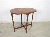 Vintage Craftsman Wood Side Table