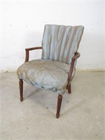 Vintage Padded Parlor Chair