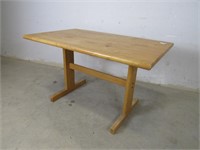 Blonde Wood, Well Worn Dining Table