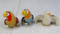 (3) Coastal Birds Collectible Figurines