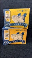 Vintage GE movie light bulbs