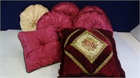Rose Colored Throw Pillows