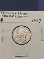 1937 Mercury Dime