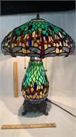 Dragonfly tiffany style lamp