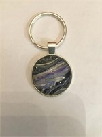 NEW 2" ROUND KEYCHAIN