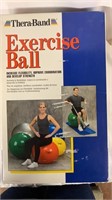 Exercise ball, green (65 cm)