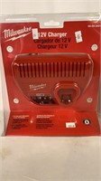 Milwaukee 12v charger, new