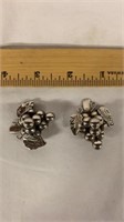 Earrings .925  .9oz clip on;made in Mexico