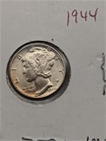 1944 UC Mercury Dime