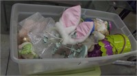 LARGE TOTE OF EASTER ITEMS