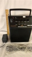 Wireless amp and microphone, missing back
