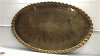 Large Brass Coffee Table Plate M11C