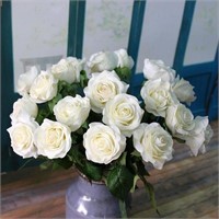 Artificial Latex Roses Real Touch Flowers