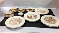 Royal Cauldon Dinner Plates & More M12C
