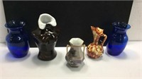 Five Assorted Vases K11B