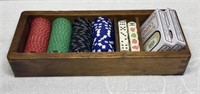 Poker Set with Dice and Cards U11A