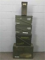 5x Military Ammo Containers