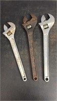 3x - 16-18" Large Adjustable Wrenches