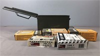 Ammo Box Full Of Brad Nailer Brads